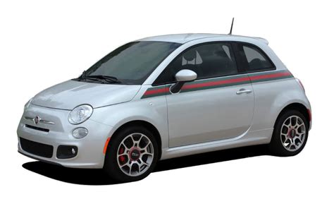 fiat 500 gucci red